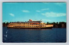 Potomac River, Ships In The Water, Transportation, Vintage Postcard picture