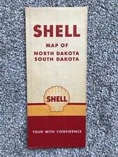 1946 Shell Oil Company road map of North Dakota  South Dakota picture