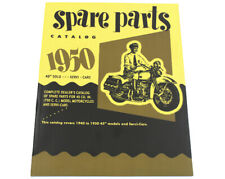 Factory SPARE PARTS CATALOG for Harley 1940 - 1950 45 Solo & Servi-Car 124 p picture