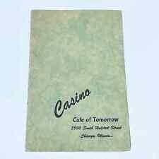 1940s Souvenir Photo Casino Cafe of Tomorrow Restaurant Halstead St Chicago AC1 picture