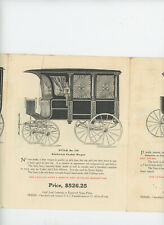 Armleder Funeral Casket Wagons 6 Panel Brochure Early 1900's picture