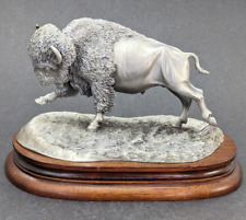 Chilmark 1976 Brian Rodden Pewter Buffalo Bison Vintage Sculpture picture