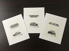 RARE Vintage BMW 16 Ad Collection — Exclusive Ad Agency Prints — Original/MINT picture
