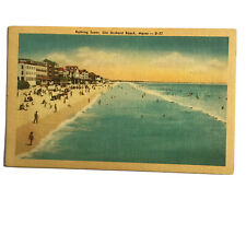 Bathing Scene Old Orchard Beach Maine Ocean Front Scene Swimmers picture