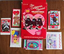 Vintage Lot of 59 Valentines Day Cards Looney Tunes Lion King California Raisins picture