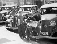 1936 Newsboys, Jackson, Ohio Vintage Old Photo 8.5