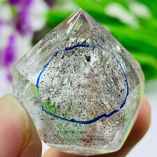 Natural Enhydro Crystal Herkimer Diamond gem& clear big moving water droplet 31g picture