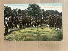 Postcard San Antonio TX Texas Fort Sam Houston Army Soldiers Military On A Hike picture