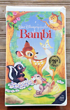 Disney Vtg Black Diamond The Classics BAMBI 1990 VHS #942 SEALED UNOPENED picture