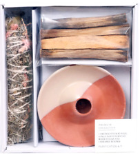 PALO SANTO PURIFICATION KIT PREMIUM COLLECTION WITH CERAMIC BURNER DISH- NEW picture