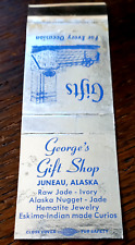 Vintage Matchbook: George's Gift Shop, Juneau, AK picture