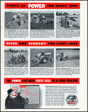 1954 Ford Tractor Farming Crops planting harvest retro 6 photo print ad ads24 picture