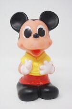Vintage Small Rubber Mickey Mouse Toy Made in Italy 5.5
