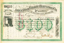 Arkansas Valley Elevator Co. - Stock Certificate - General Stocks picture