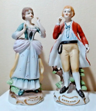 A Pair Of Vintage Colonial Porcelain Figurines picture