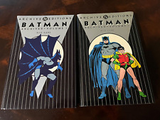 DC Comics- Bat Man Archive ed. volumes 1&2- Preowned picture