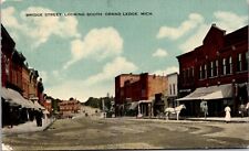 Postcard Bridge Street, Looking South in Grand Ledge, Michigan picture
