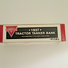 ERTL Conoco Nth Motor Oil 1937 Tractor Tanker Coin Bank NEW picture