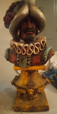1972 Vintage Spanish Conquistador Chalkware Bust Universal Statuary Corp chicago picture