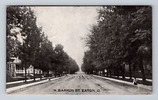 Eaton OH-Ohio, Residential Section North Barron Street Vintage Postcard picture