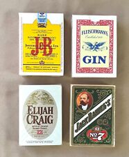 Vintage Hoyle Poker Size ~ “Advertising Playing Cards”~ Lot of 4 different Decks picture