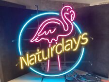 ✅ New Natural Light Naturdays Pink Flamingo LED Beer Bar Sign Light Opti Neon picture