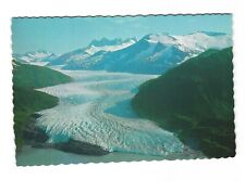 Mendenhall Glacier Near Juneau, Alaska Vintage Postcard Unposted 4x6 picture