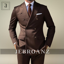 New Double Breasted Brown Suit-Suits For men , 3 piece Suit, Classy Wedding Suit picture