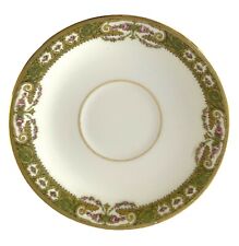 Limoges vintage tea saucer antique French gold rim porcelain excellent gorgeous picture