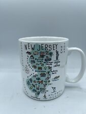 NEW JERSEY Coffee Mug 20Oz. Highlights Towns And Places. Large Mug. picture