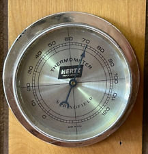 Vintage Springfield Hertz Rent a Truck Wall Hanging Thermometer Plastic 3 1/4