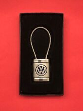 Wire Loop Keyring Keychain with VW Logo - With Box - Collectible - Memorabilia picture