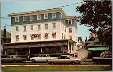 Vintage OCEAN GROVE New Jersey Postcard SURF AVENUE HOUSE hotel BOARDING picture