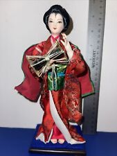 Beijing Silk Figures Arts Crafts Peking Chinese 9” Tall picture