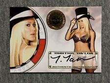 2012 Bench Warmer Vegas Baby TABITHA TAYLOR On-Card AUTO Autograph picture