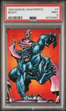 1992 Marvel Masterpieces #7 Beast PSA 9 MINT - Freshly Graded picture