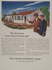 1942 Chase National Bank Fortune WW2 Print Ad Q3 U.S. Navy Housing Officer picture