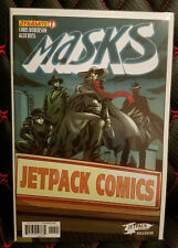 MASKS #1 (Dynamite, 2012) Jetpack Comics Retailer Heroic Exclusive Cover RARE picture