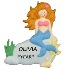 Personalized Mermaid Christmas Ornament  picture