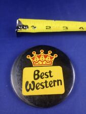 Vtg BEST WESTERN Pin Button Pinback    *125-X picture