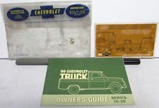 1966 Chevrolet Truck Owners Manual C/K 10 20 30 Series 1/2 3/4 1 Ton Original picture