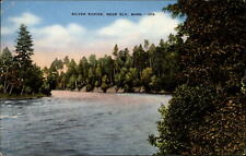 Silver Rapids ~ Ely Minnesota ~ 1946 postcard sent to B Arendt Le Mars Iowa picture