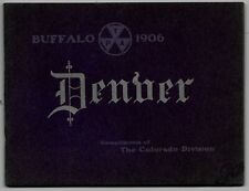1906 Denver Colorado Sepia Photo Book / Buffalo NY Travelers Protective Assoc picture