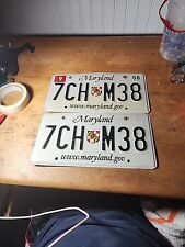 Matching Pair Of 2008 Maryland License Plates picture