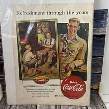 Vintage 1951 COCA-COLA  Soda Pop Soft Drink Through The Years Print Ad picture