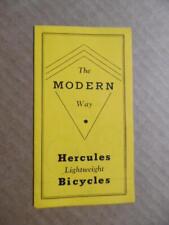 c.1920s Hercules Lightweight Bicycles Catalog Brochure Vintage Original British  picture