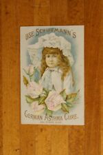 Antique Victorian Trade Card Schiffmann's German Asthma Cure St Paul Minn picture