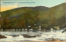 Kanawha Falls West Virginia The Pitch Antique Postcard c1910 picture