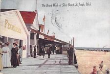 The Board Walk at silver Beach, St. Joseph, Michigan, Posted 1910 picture
