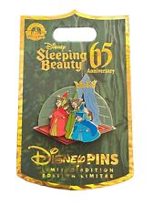 Disney Parks Pin 2024 DLR 3 Fairies Sleeping Beauty 65th Anniversary LE 3000 picture
